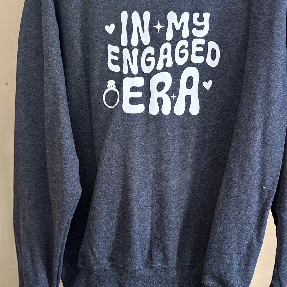 The NEW Boutique Charcoal Gray Engaged Sweater